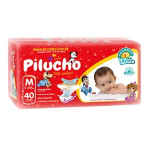 Pack x 40 Pañales Desechables Pilucho – Talla M