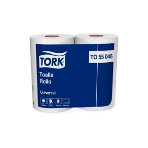 Pack x 2 Rollos de Toalla de Papel Tork Doble Hoja (24 metros c/u)