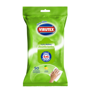 Toallas multiuso desinfectantes Virutex Easy Clean aroma limón 50 un.