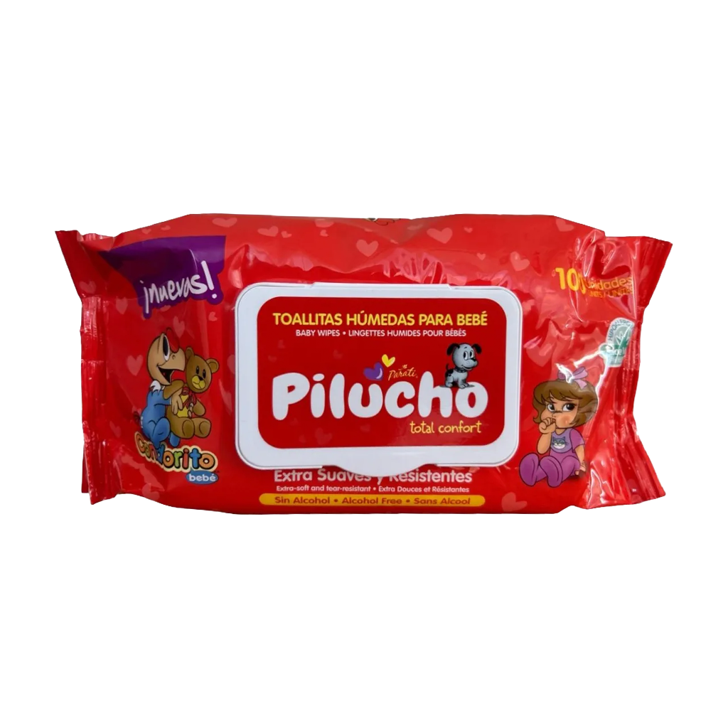 Toallitas Húmedas Para Bebé Pilucho – 100 Unidades